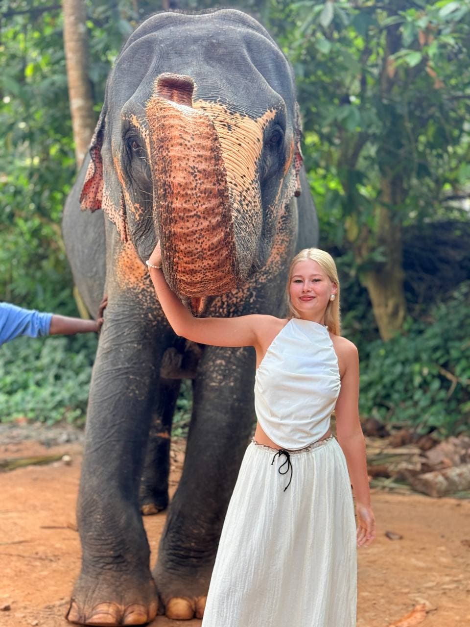 Travelers enjoying a beautiful Sri Lankan destination in March