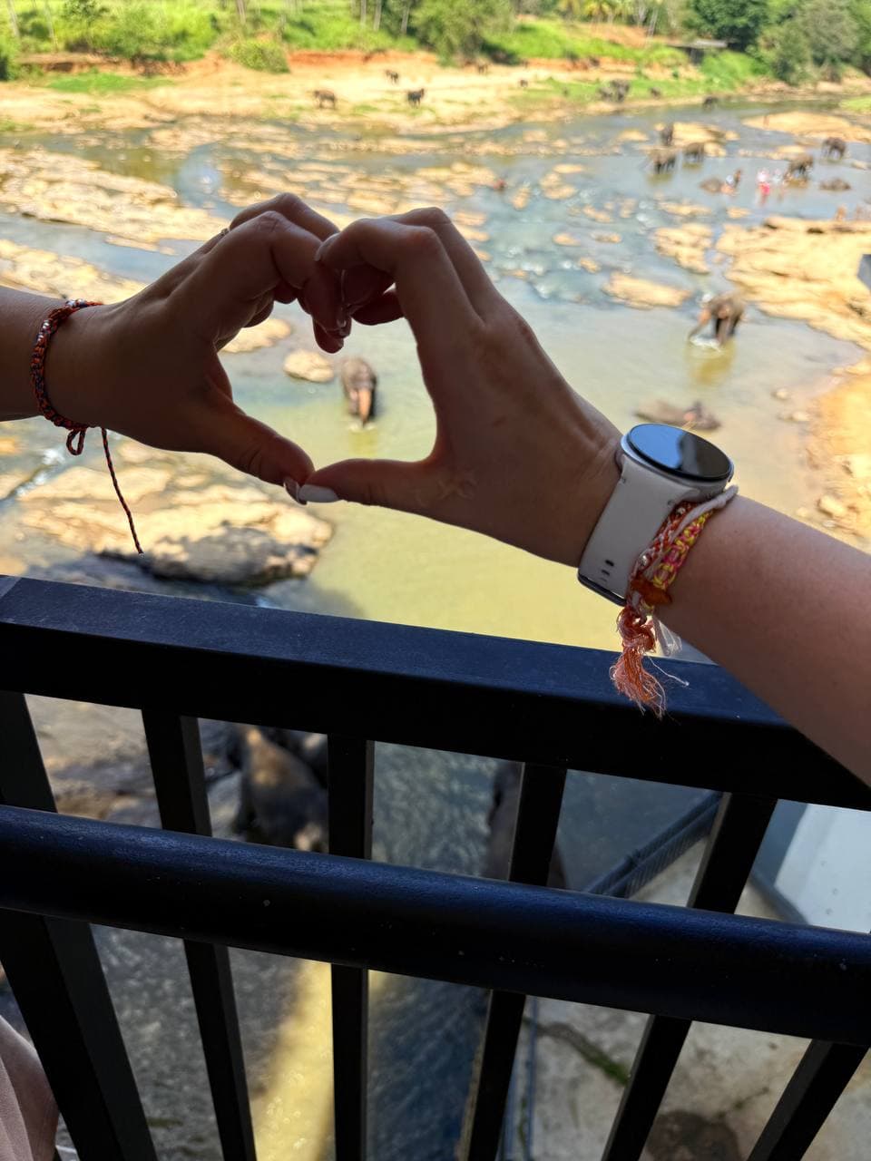 Travelers enjoying a beautiful Sri Lankan destination in March