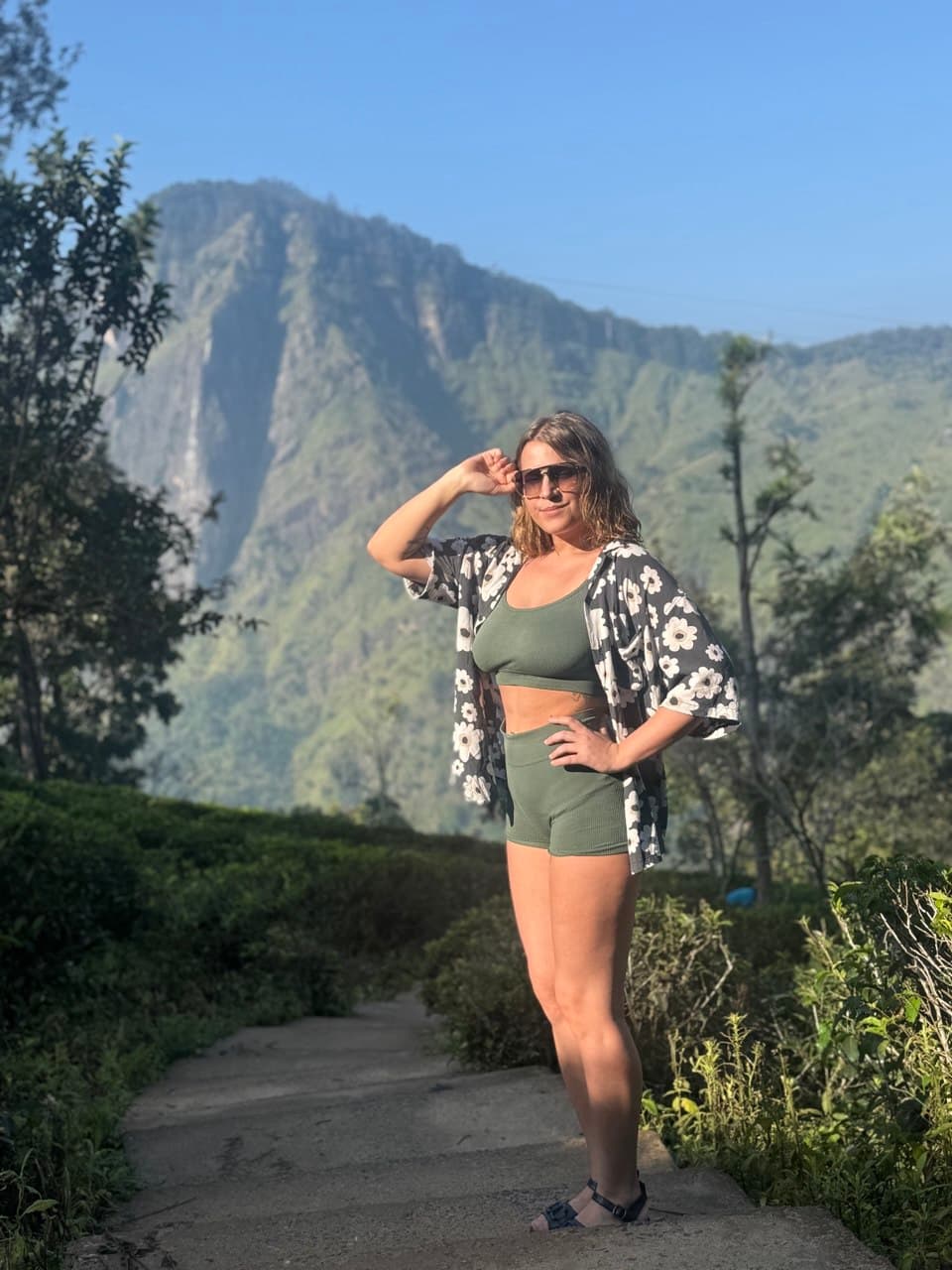 Travelers enjoying a beautiful Sri Lankan destination in March