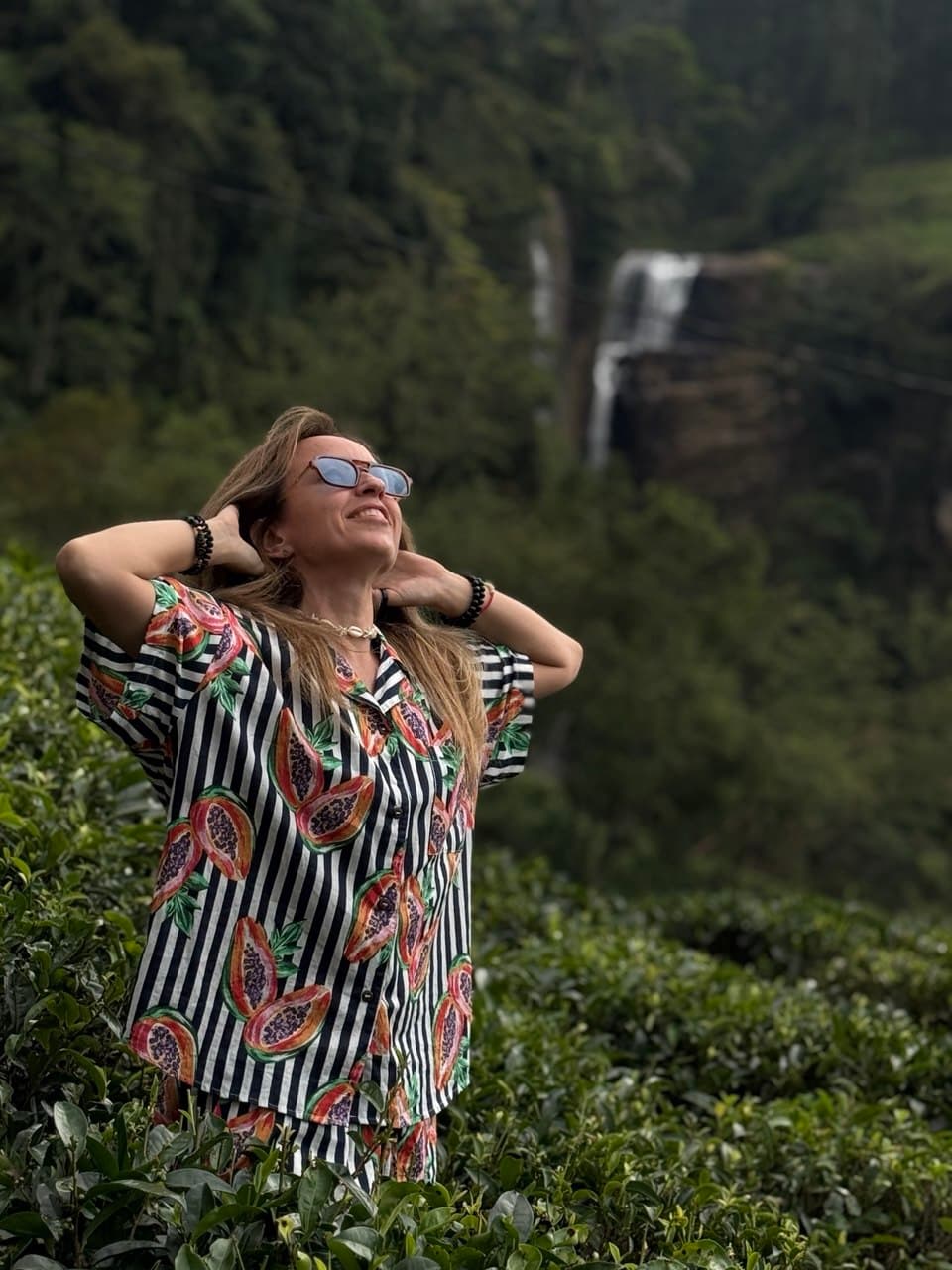Travelers enjoying a beautiful Sri Lankan destination in February
