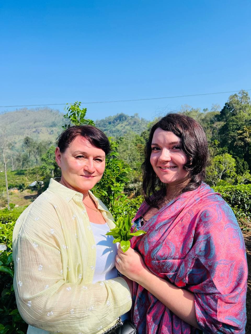 Travelers enjoying a beautiful Sri Lankan destination in March