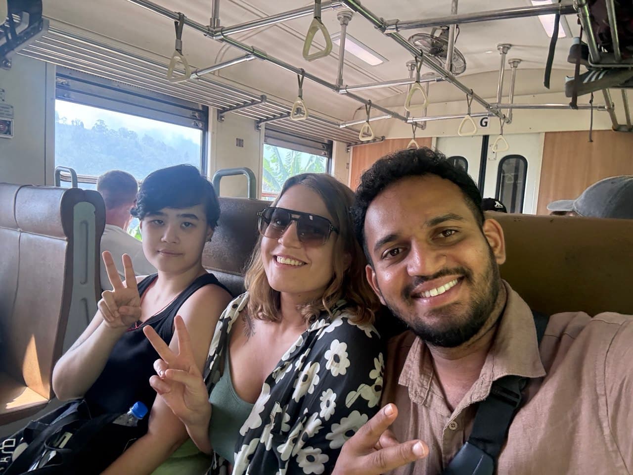 Travelers enjoying a beautiful Sri Lankan destination in March
