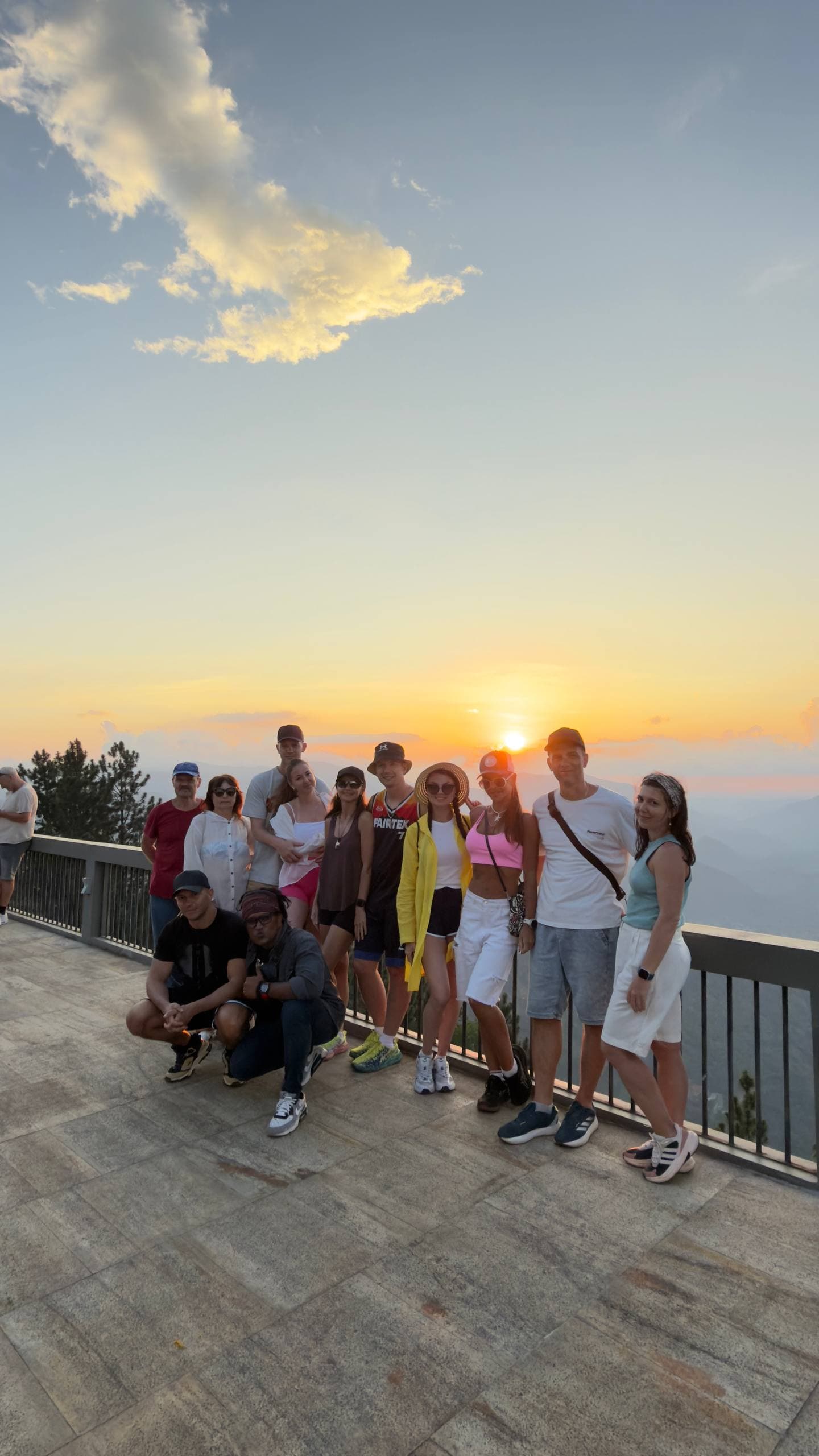 Travelers enjoying a beautiful Sri Lankan destination in February