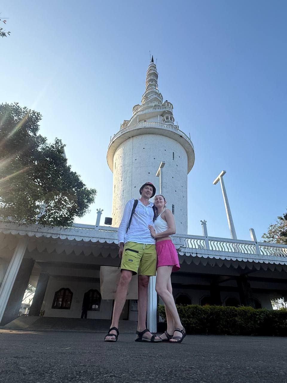 Travelers enjoying a beautiful Sri Lankan destination in March